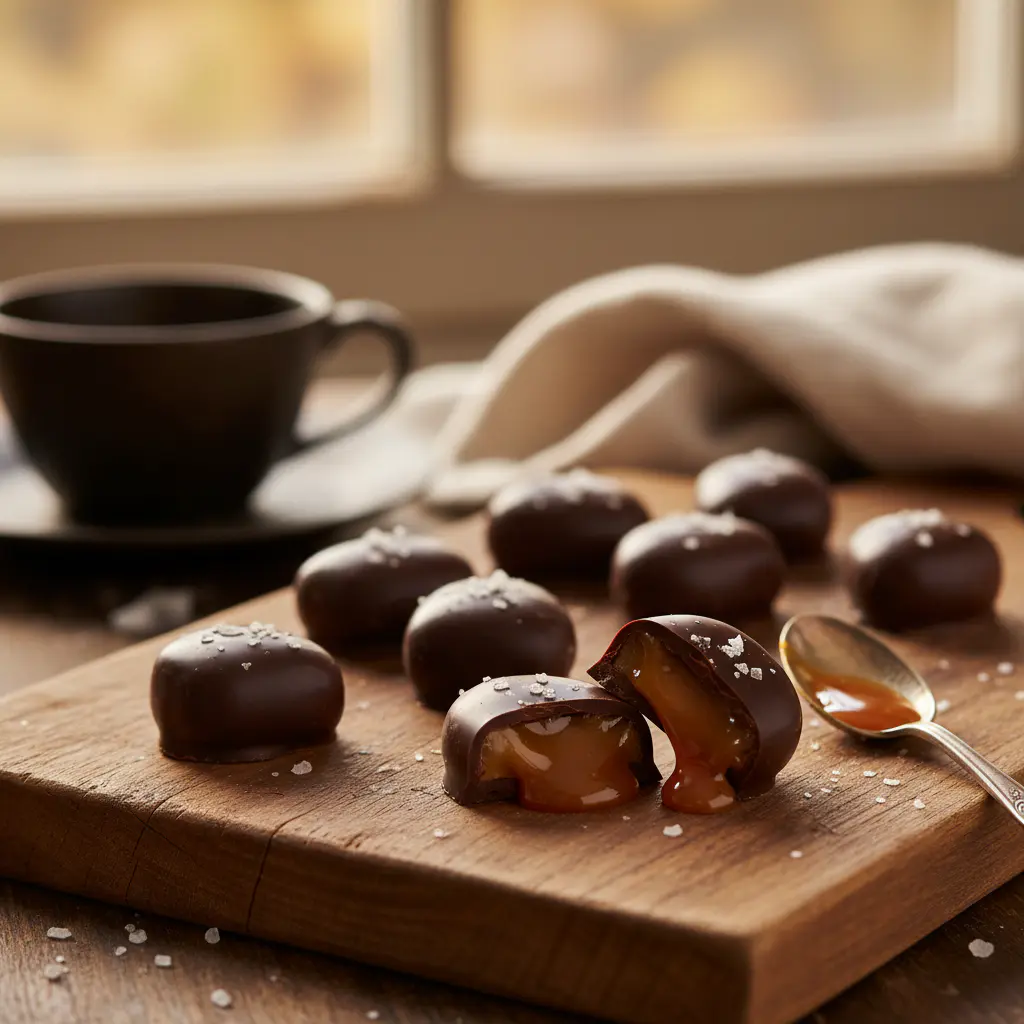 Chocolats au caramel salé